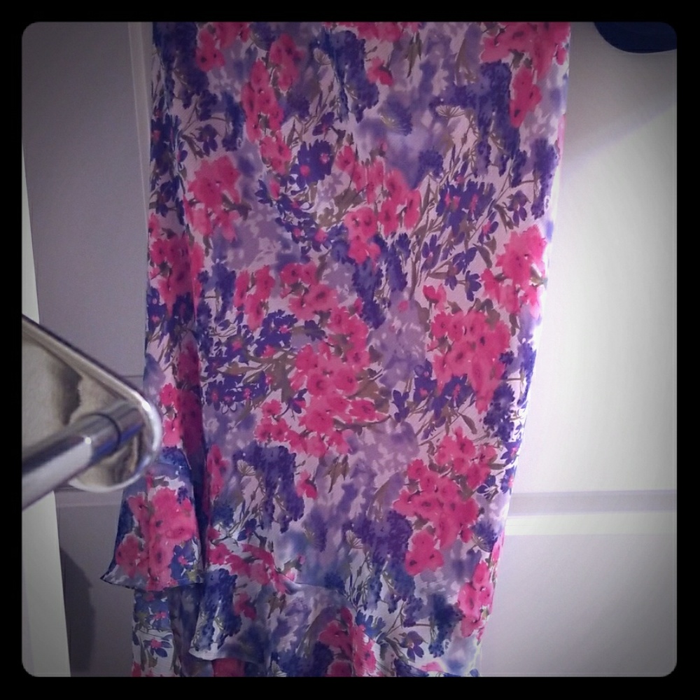 Pink and purple skirt
